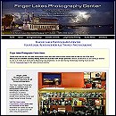 website for Finger Lakes Photography Center, Canandaigua, NY