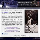 website for Winter Weddings by Chesler Photography, Finger Lakes, NY